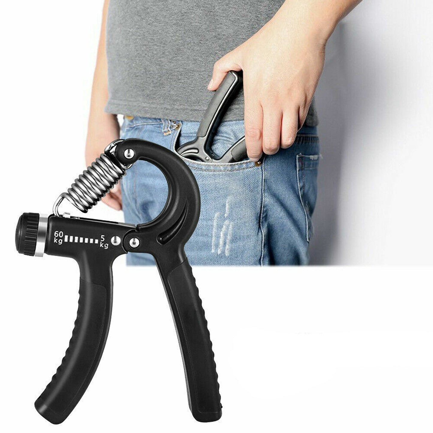 Adjustable Forearm Grip Strengthener Exerciser for Hand Workout