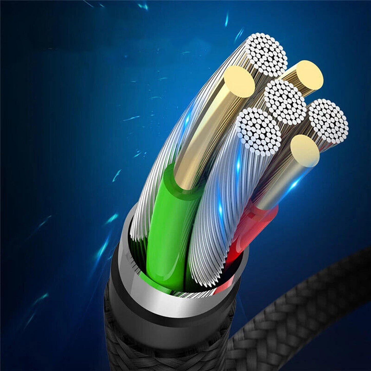 Fast Charging USB-C Type C Cable 3M Data Transfer for Samsung Galaxy
