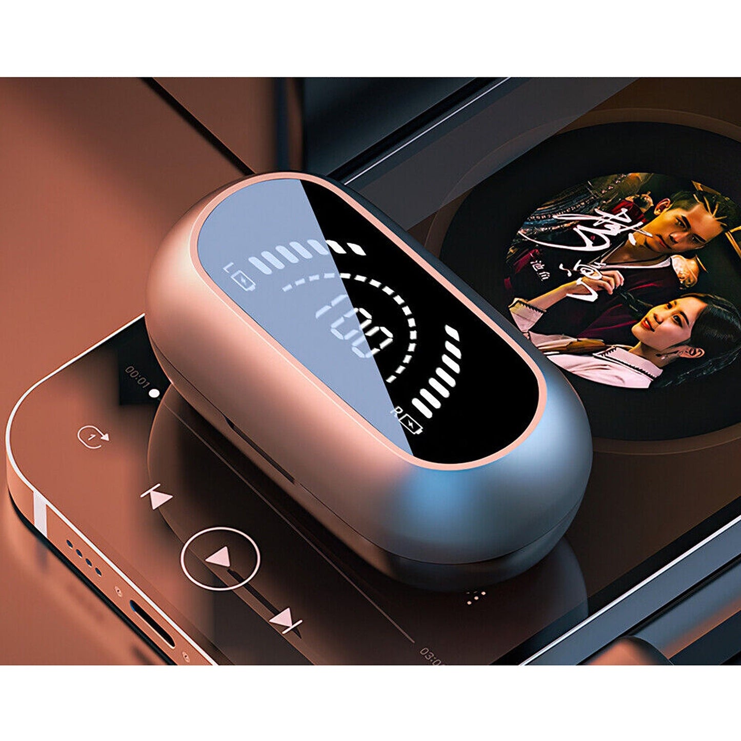 Bone Conduction Bluetooth Wireless Headphones Sports Headsets