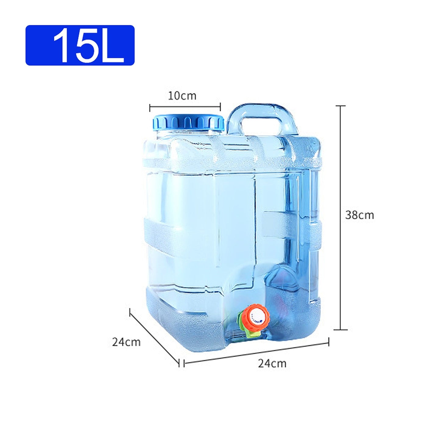 Portable Spigot Water Container for Camping 5L-25L Storage