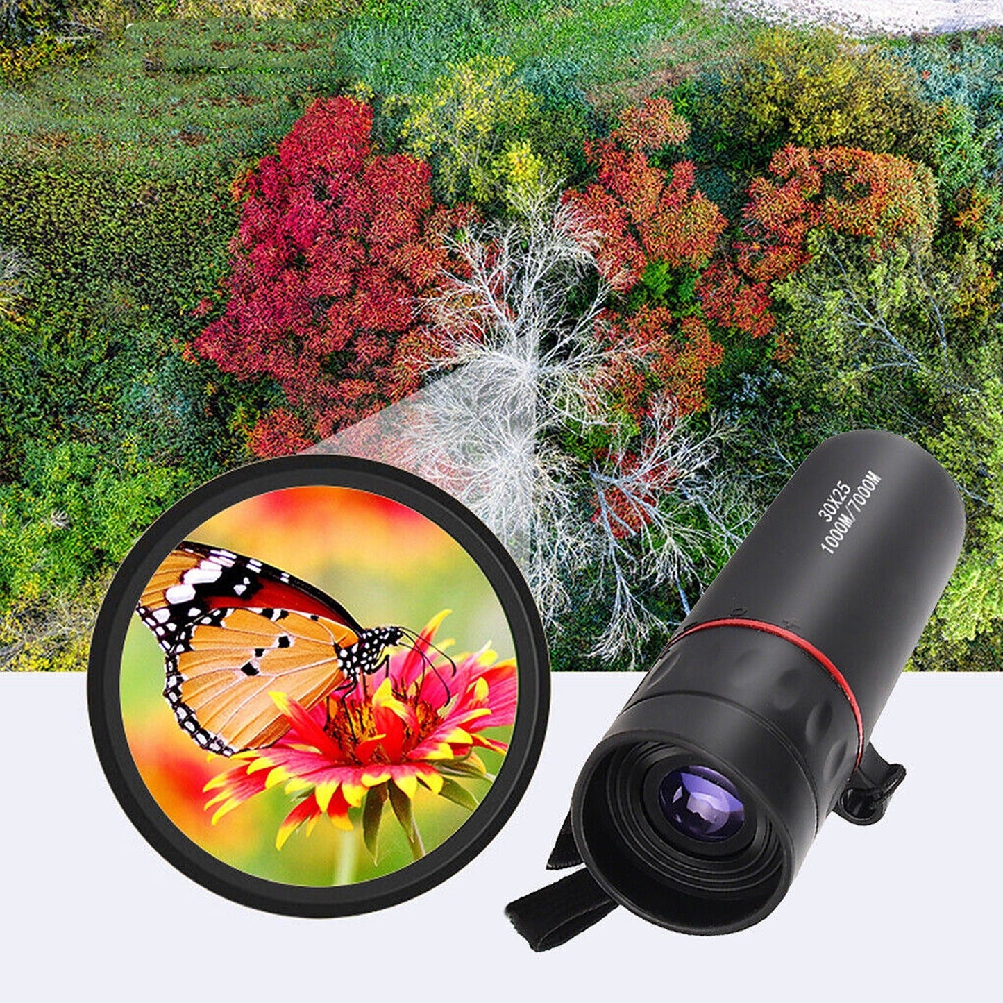 Compact HD Monocular Telescope for Camping and Travel