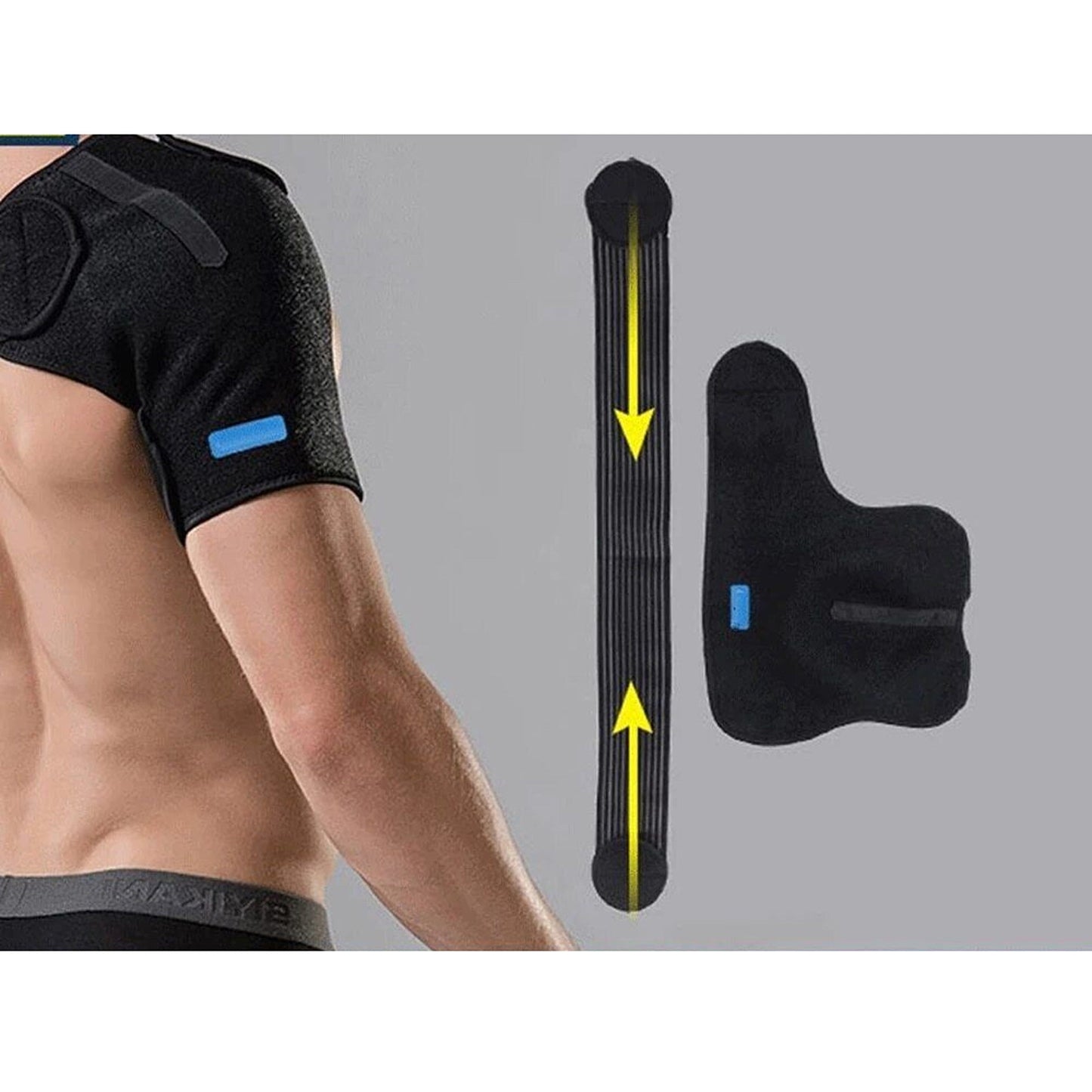 Adjustable Shoulder Wrap for Sports Support Bandage Brace