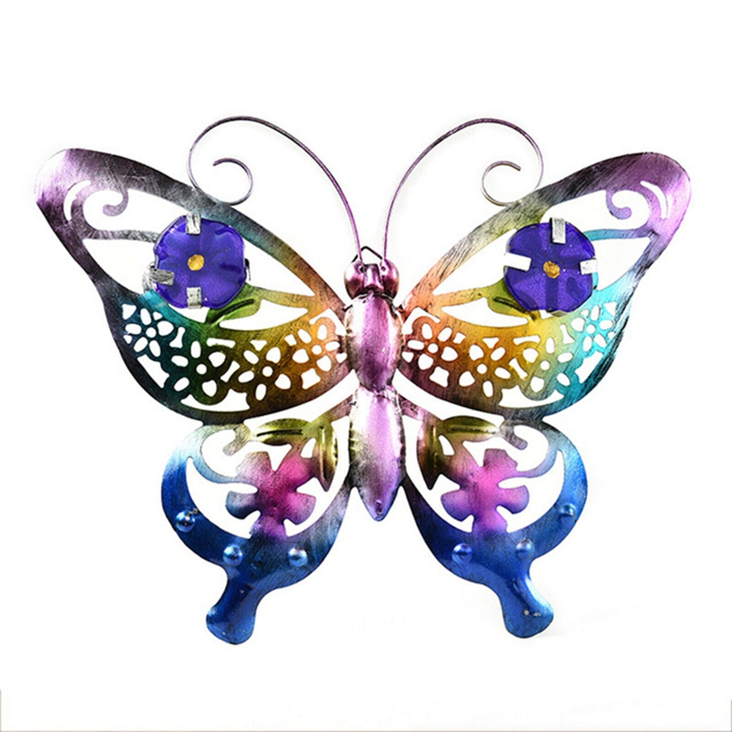 3D Butterfly Iron Wall Art Outdoor Garden Hanging Ornaments