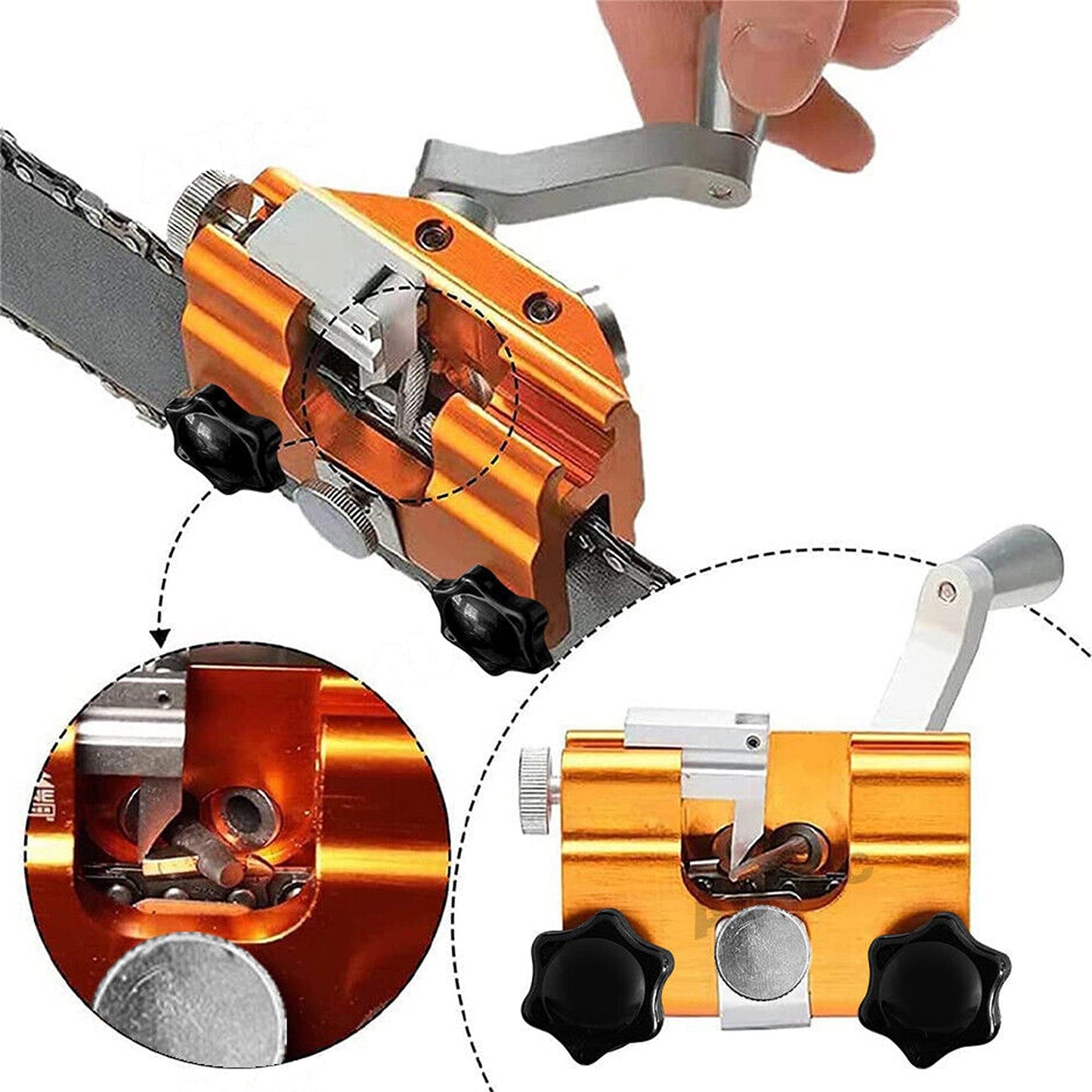 Easy Portable Chainsaw Sharpener Jigs Tool for Sharpening Chain Saws Electric Saws