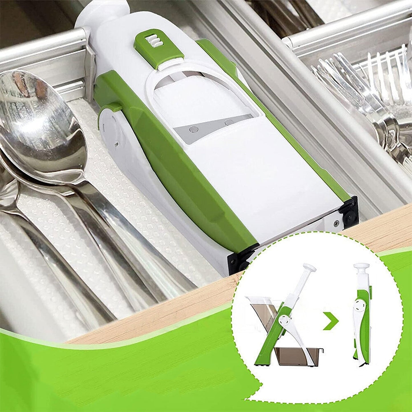 4-in-1 Multifunctional Kitchen Vegetable Slicer Chopping Food Chopper Artifact
