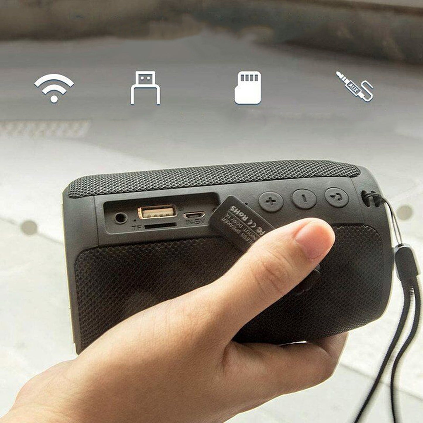 Waterproof Outdoor Bluetooth Speaker Wireless Portable Stereo