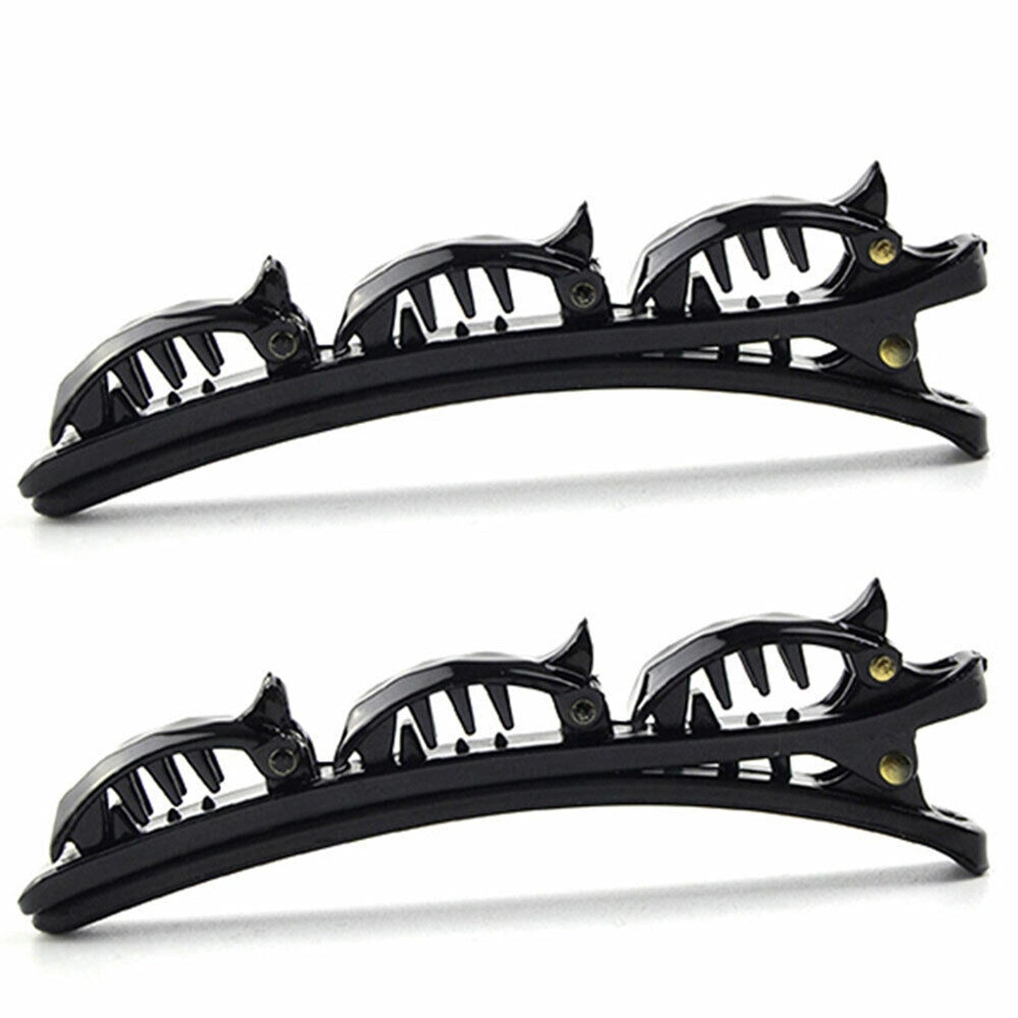 Set of 2 Hair Clips with Double Bangs Hairstyle Hairpin Accessories