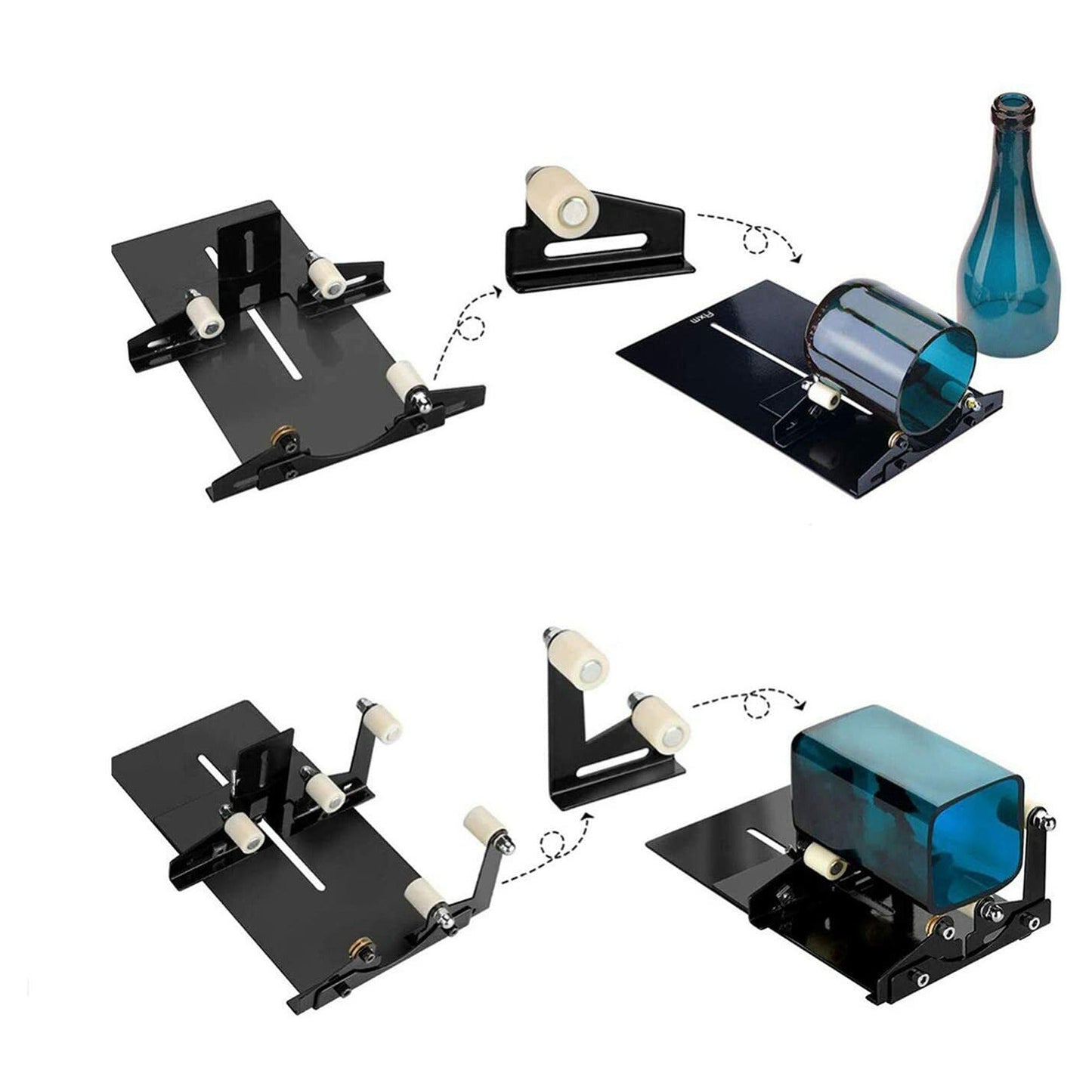 DIY Glass Bottle Cutter Tool Kit for Round Bottle Cutting