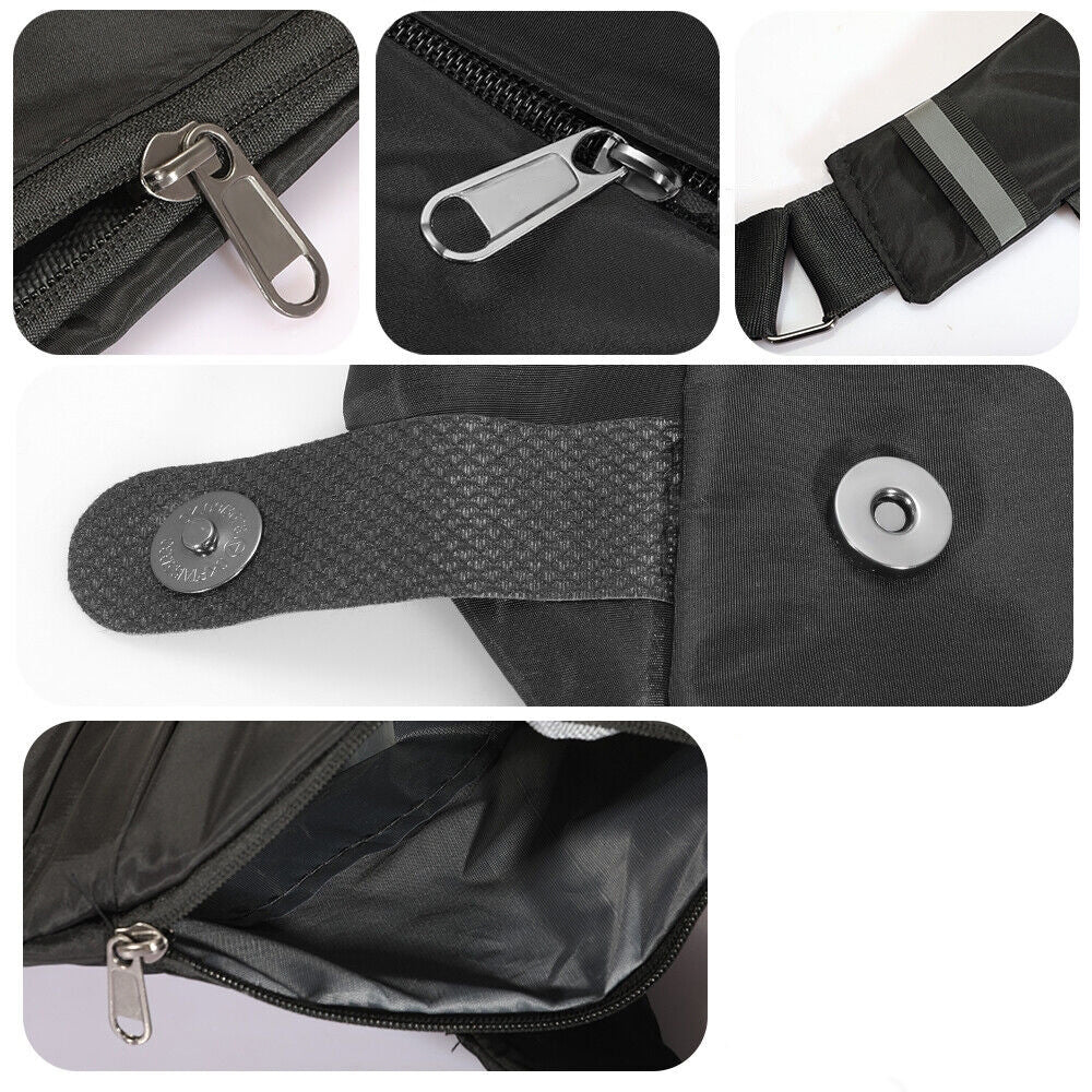 Portable Waterproof Shoulder Bag with Anti-Theft Pocket Personal Travel Chest Bag