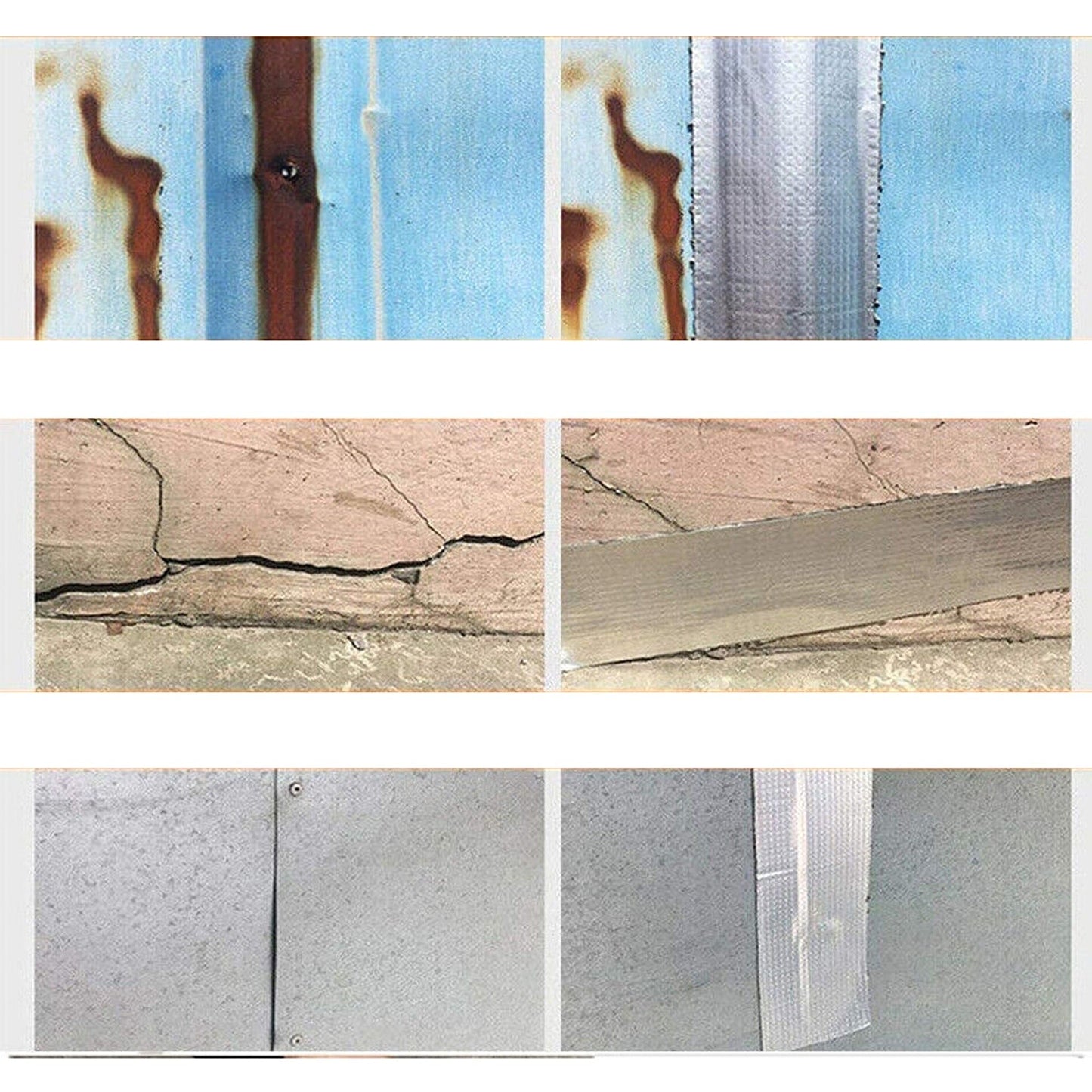 Roof Repair Waterproof Tape Butyl Rubber Aluminium Foil 100mm 5m