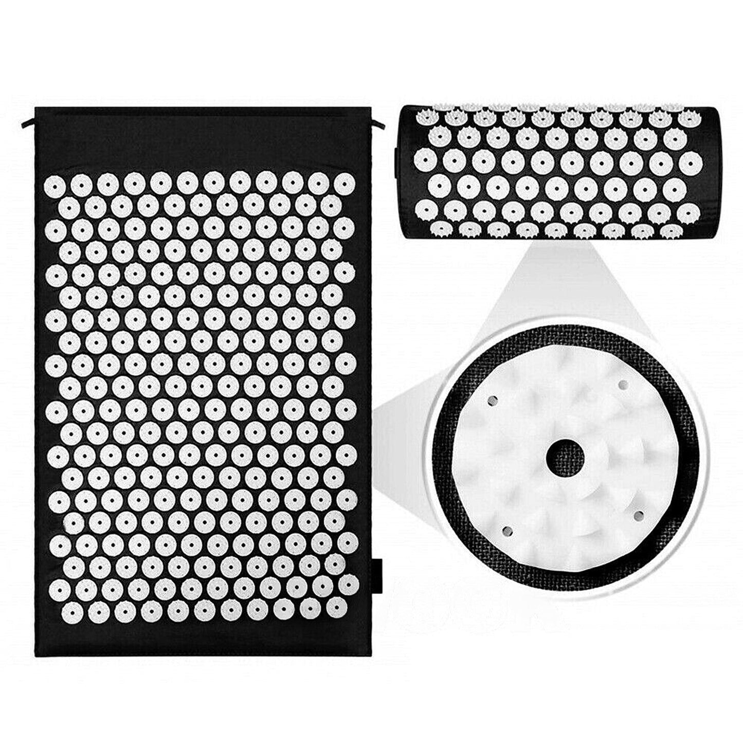 Yoga Shakti Acupressure Mat for Massage Pain and Stress Relief