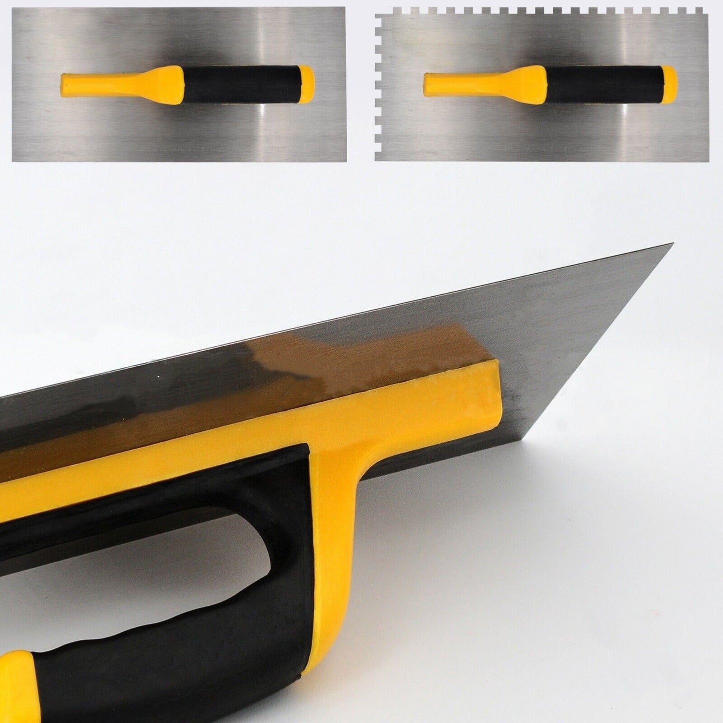 130x280mm Notched Plaster Trowel for Rendering and Plaster Application