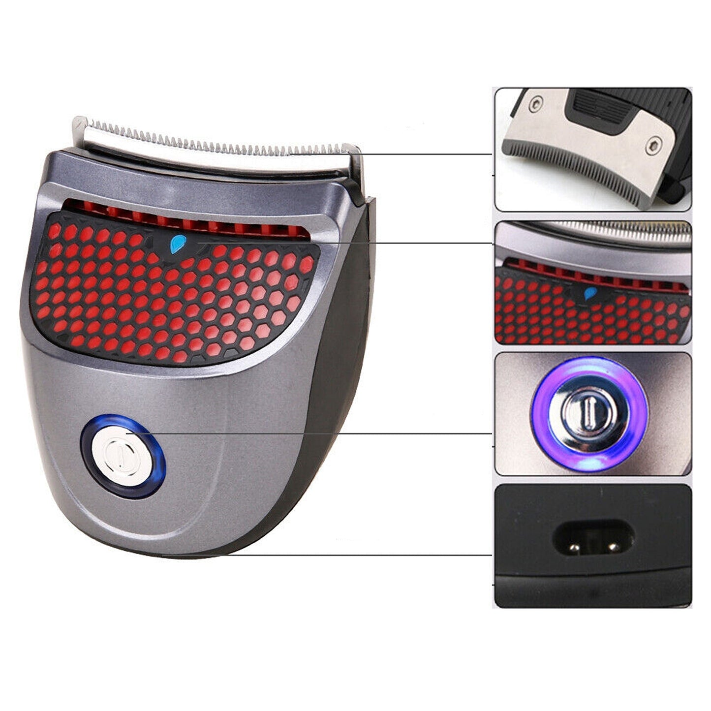Quick Cutting Cordless Men Hair Clippers with Beard Trimmer Shaver