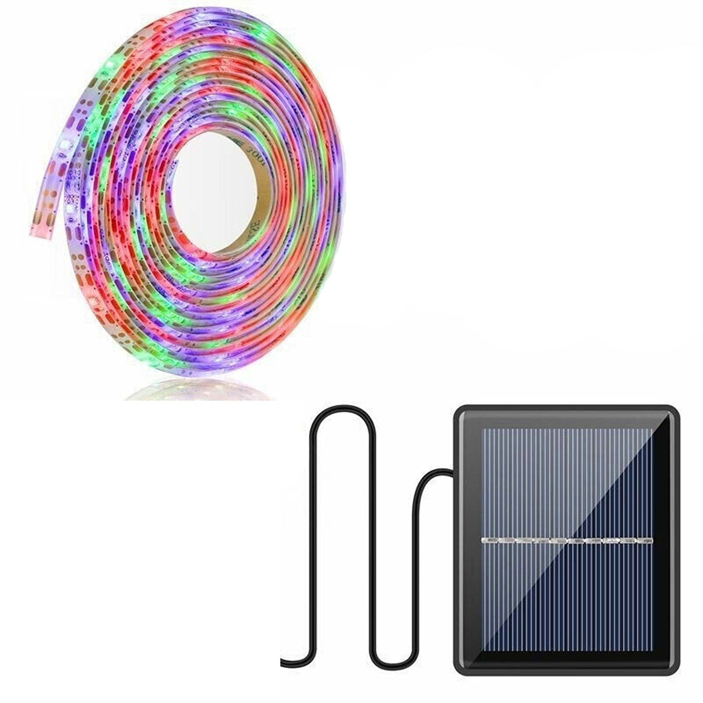 5M RGB Outdoor Garden Patio Party Solar Powered LED Strip Lights