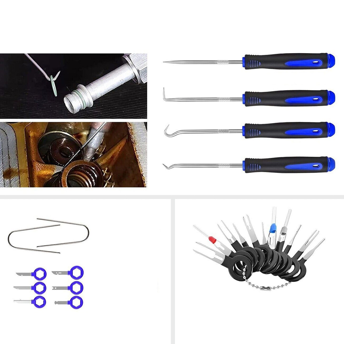 200-Piece Trim Removal Tool Kit Plastic Fastener and Panel Removal Tools