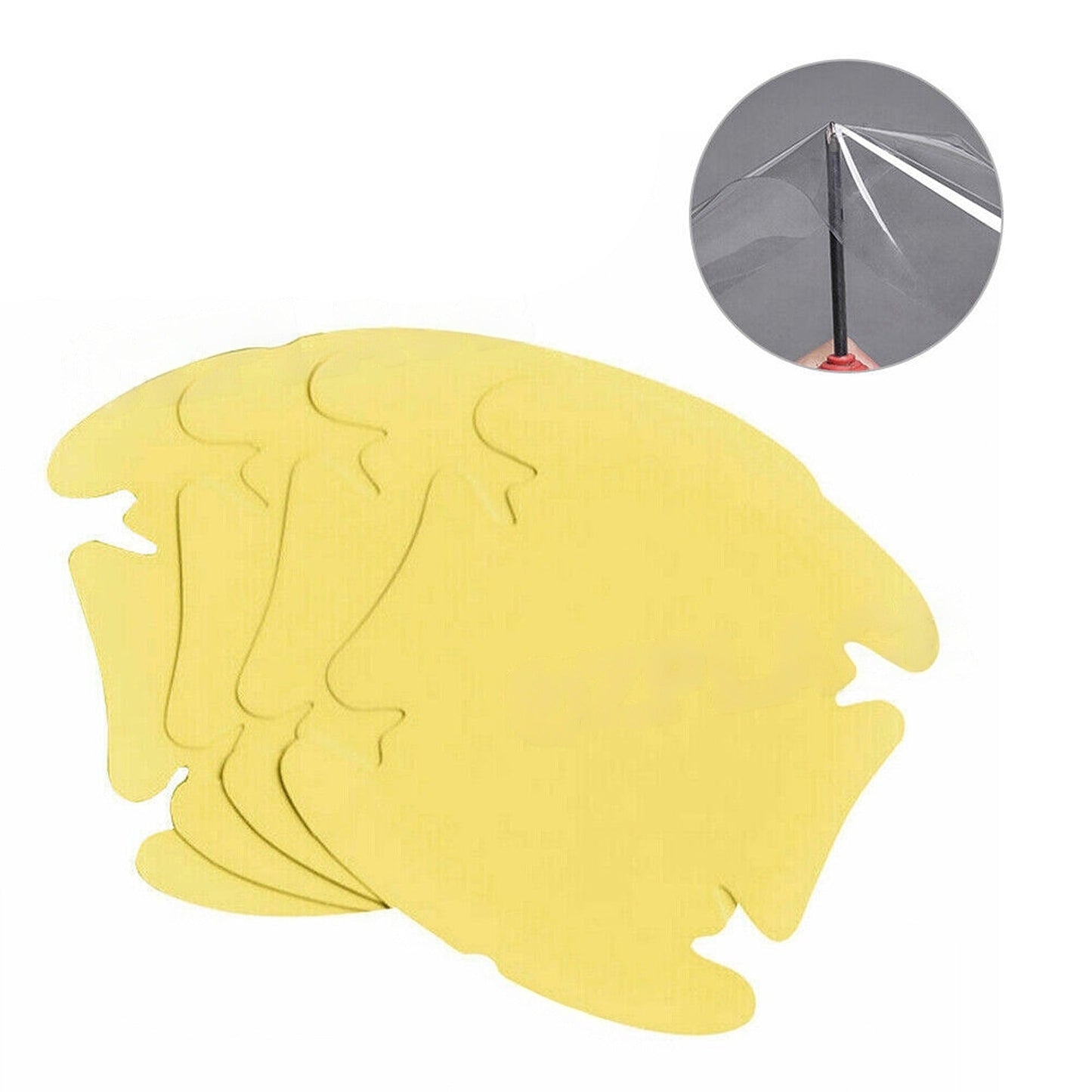 8pcs Transparent Scratch Protection Vinylfilm Car Door Handle Sticker