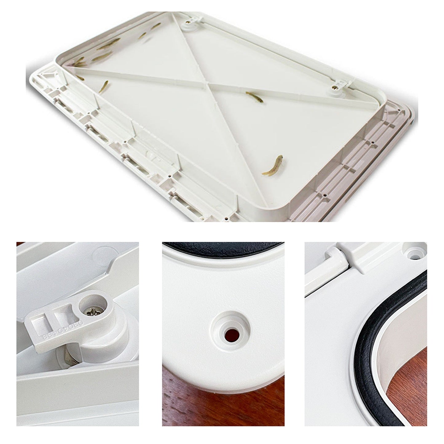 Caravan Access Hatch Lockable Warehouse Door for Motorhomes - 575 x 360mm