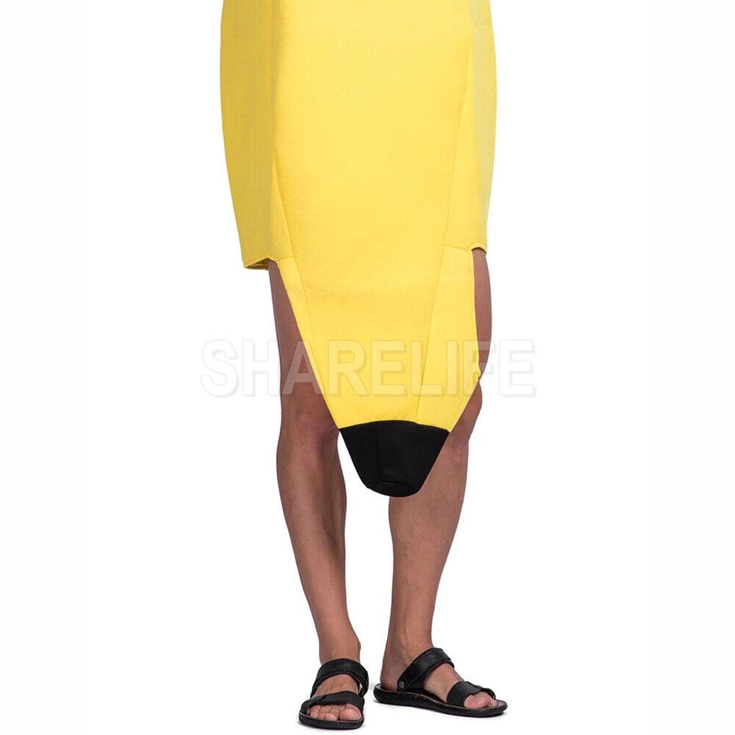 Fun Banana Outfit for Cosplay and Halloween Adult Unisex Body Suit