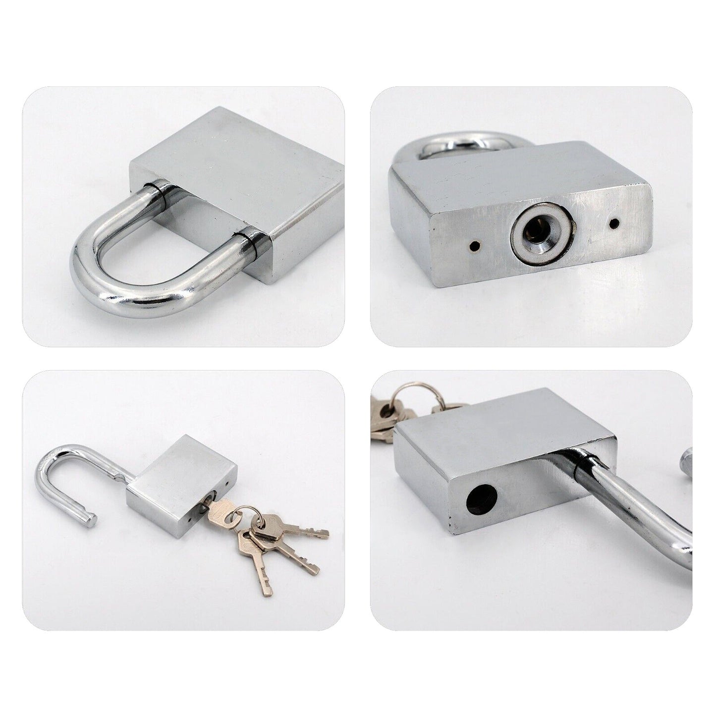 60mm High-Security Stainless Steel Ball Padlock for Heavy Duty Use
