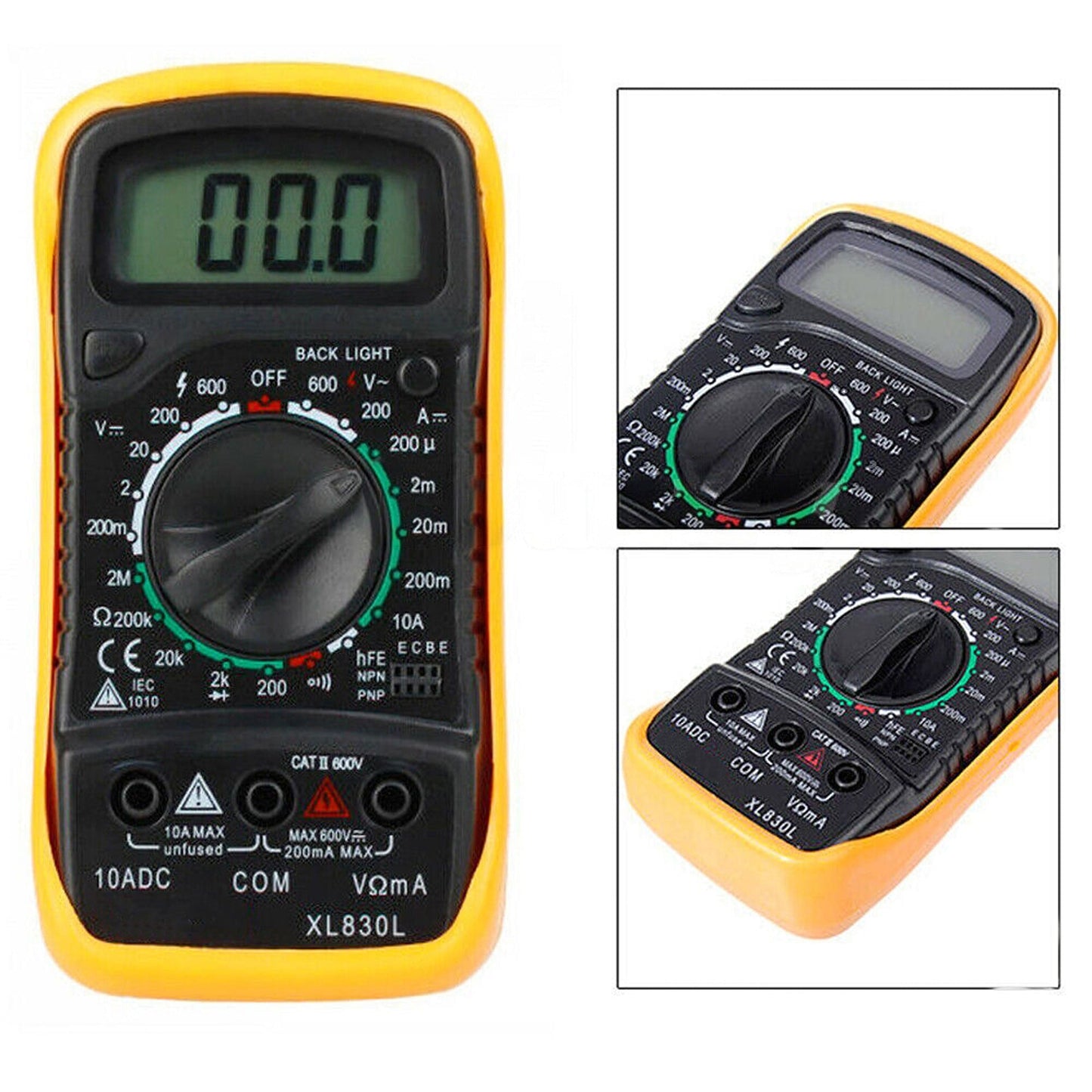 AC DC Electric Multimeter LCD Digital Meter Voltmeter OHM Multi Tester