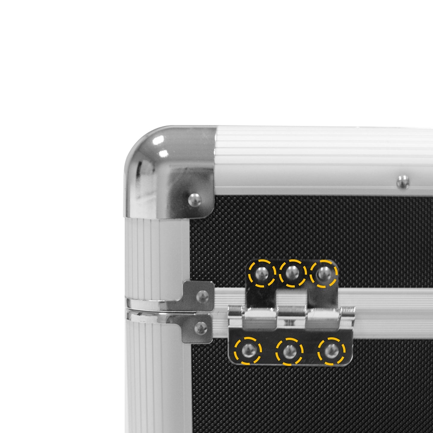 Heavy Duty DJ Vinyl Record Storage Flight Case Aluminum Holds 100 12-Inch Records