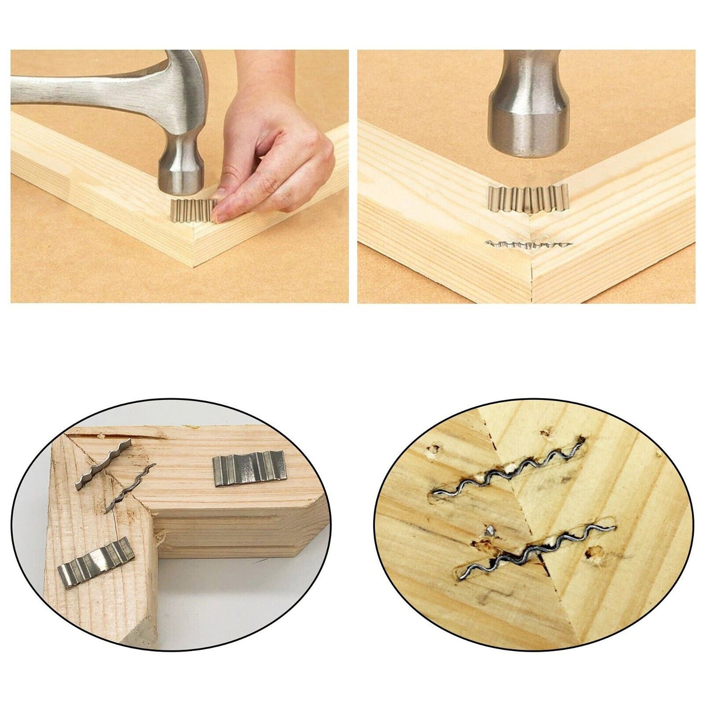 Corner Timber Framing Corrugated Nail Fasteners for Screening Application