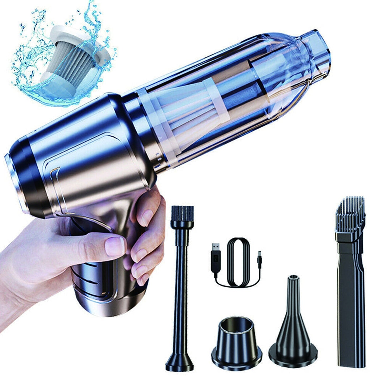 Mini Cordless Handheld Vacuum Cleaner for Home and Car