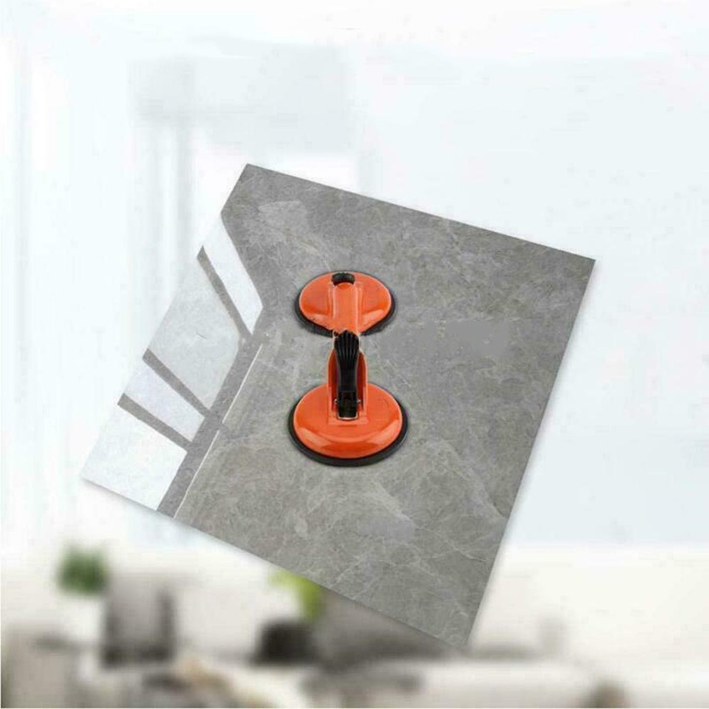 Heavy-Duty Double Locking Suction Cup for Tile and Glass 100kg