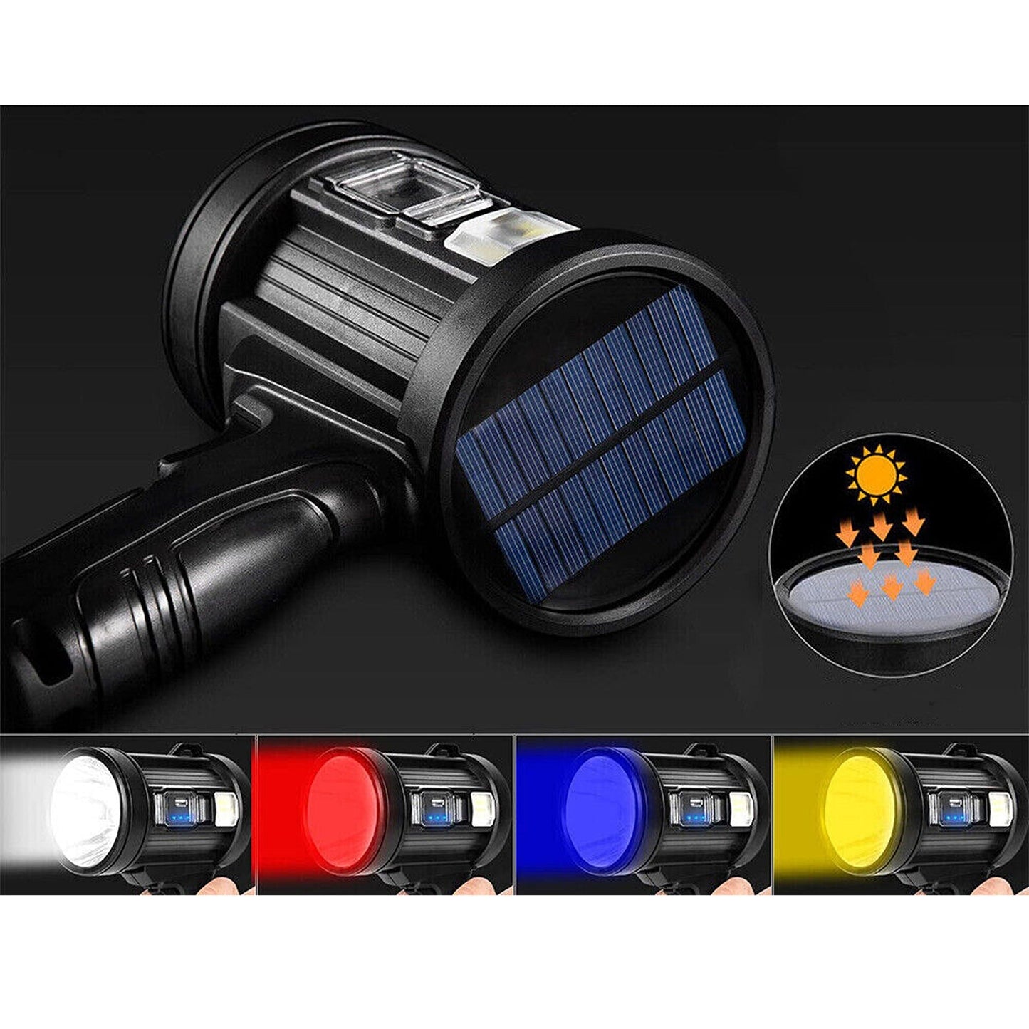 Rechargeable LED WorkLight and Searchlight with USB Functionality