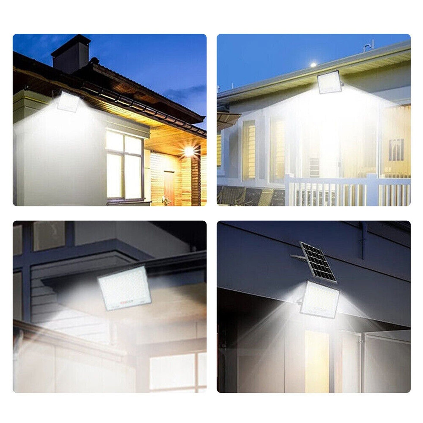 128 LED Motion Sensor Solar Street Light with Remote Control