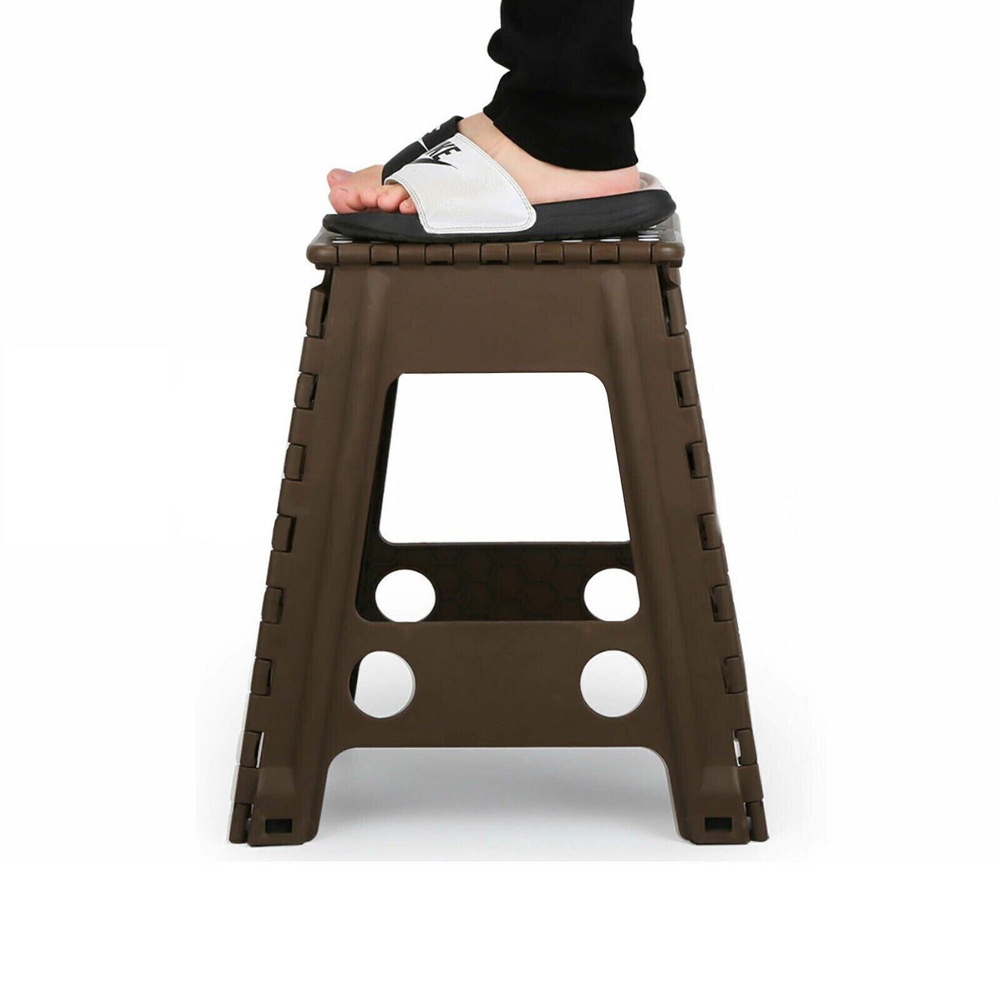 Portable Folding Plastic Step Stool Compact Chair for Outdoor