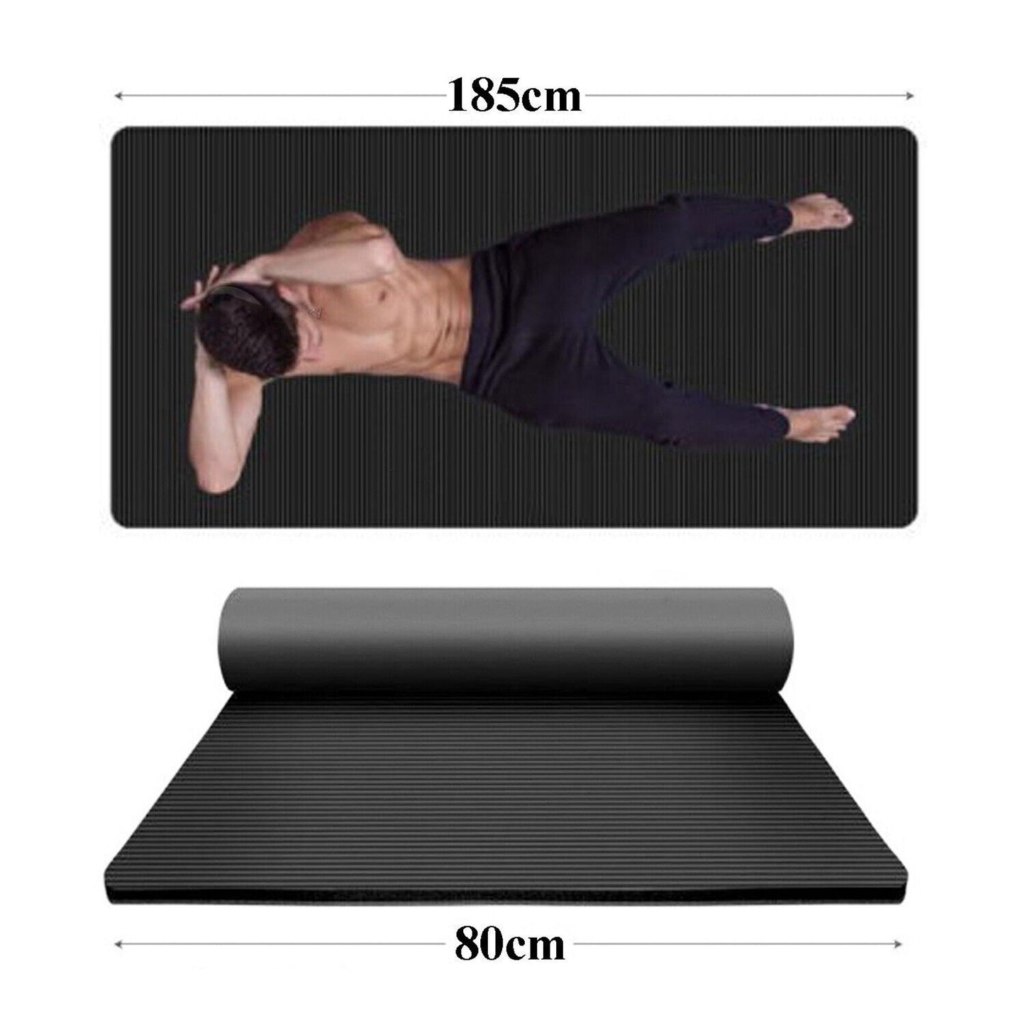Dual Layer Non-Slip TPE Yoga Exercise Fitness Mat