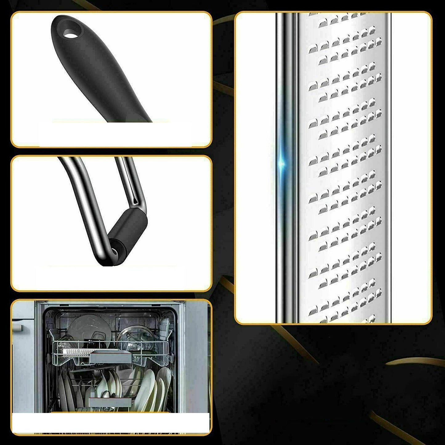 Stainless Steel Zester Grater for Cheese Lemon and Ginger