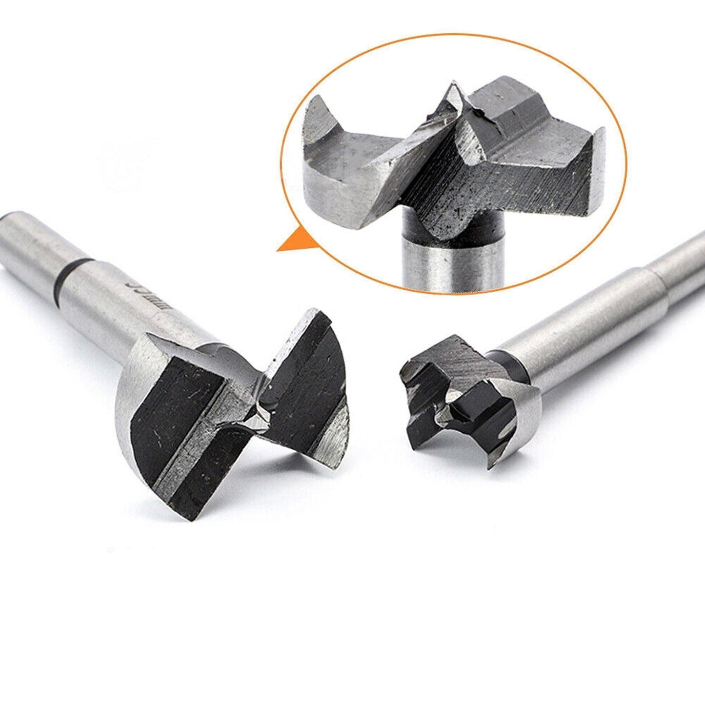 5pcs Woodworking Forstner Drill Bit Set Hole Saw Cutter Tools