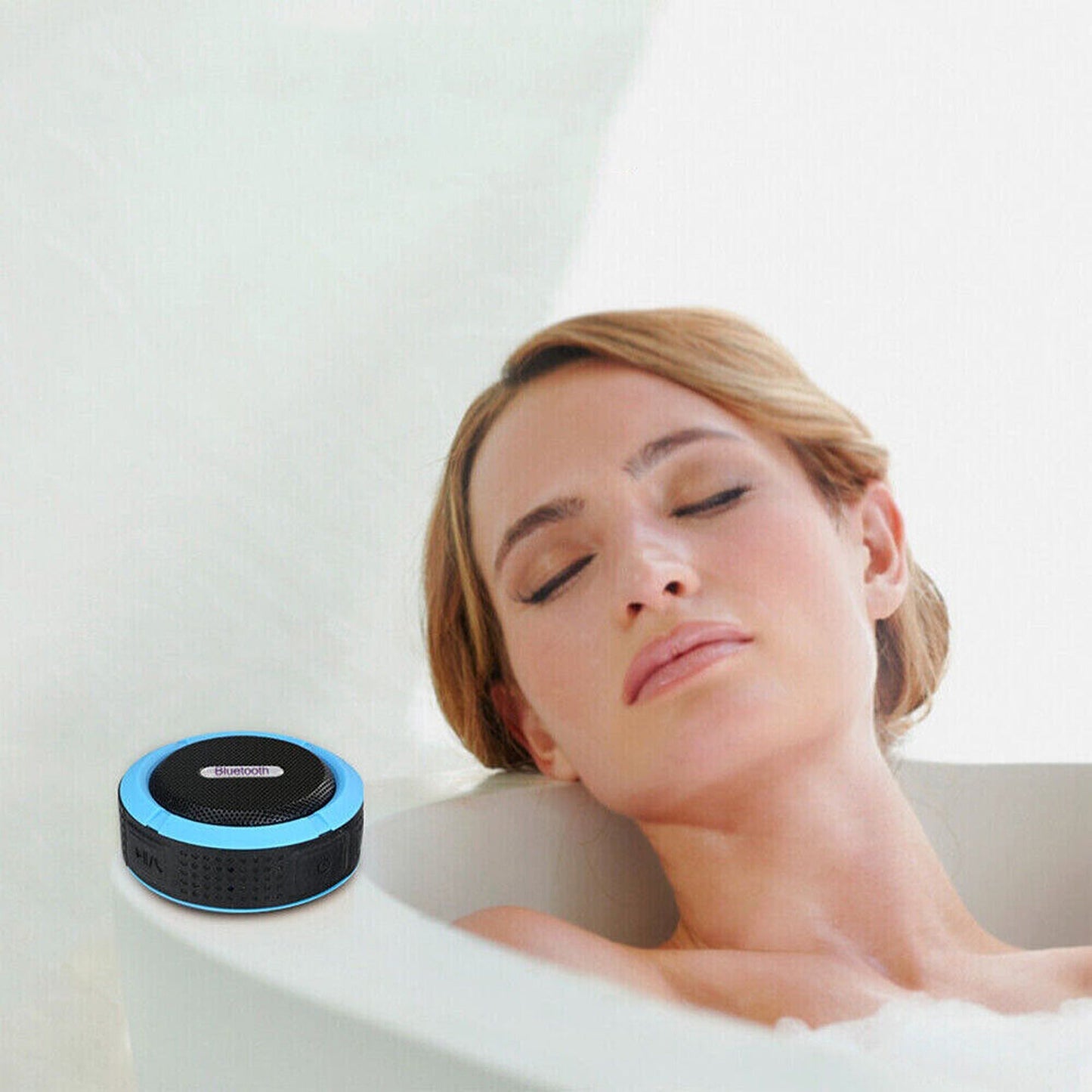 Waterproof Bluetooth Music Speaker Portable Shower and Car Handsfree Device