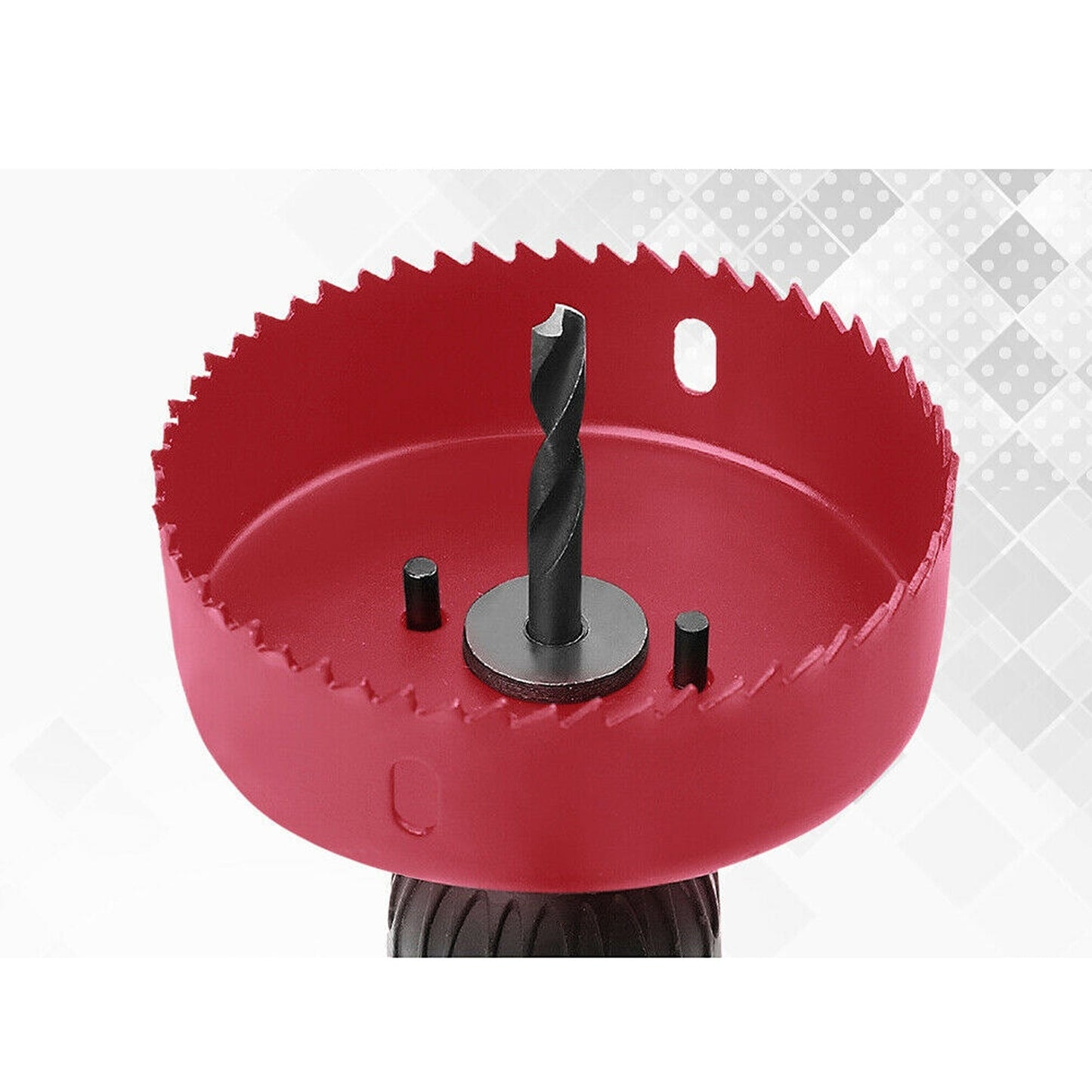 Wood Cutter Holesaw Kit 17pcs with Multiple Sizes 19-127mm 3 Colours