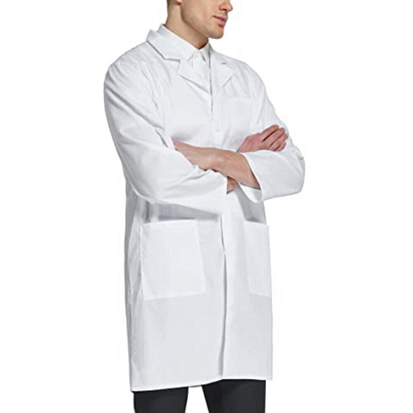 Lab Coat for Warehouse Hygiene and Food Industry White
