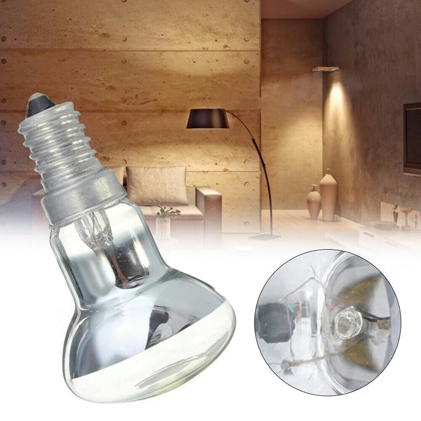 E14 R39 30W Replacement Lava Lamp Bulb Spotlight Reflector Light Screw in