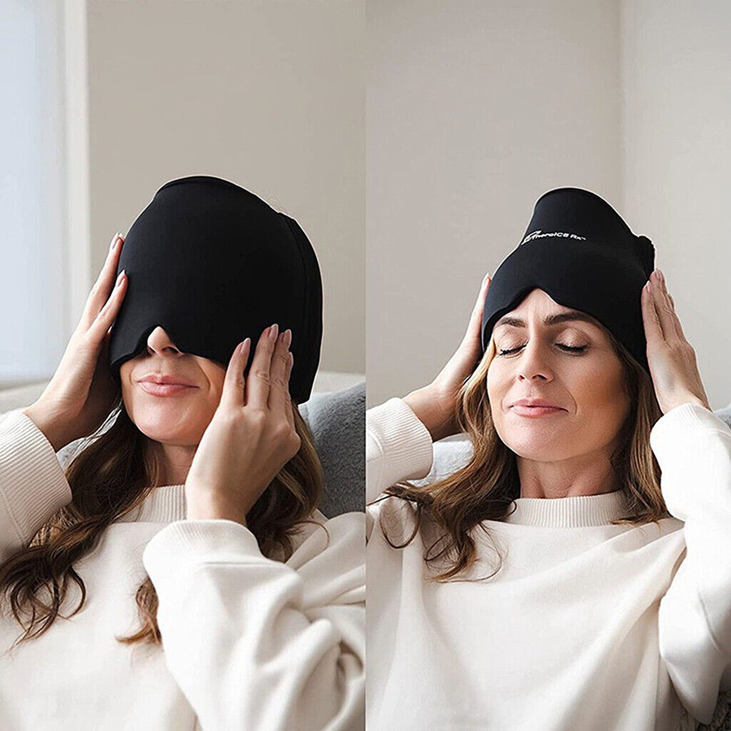 Ice Pack Migraine Cap Aroma Season Hot Cold Therapy Hat