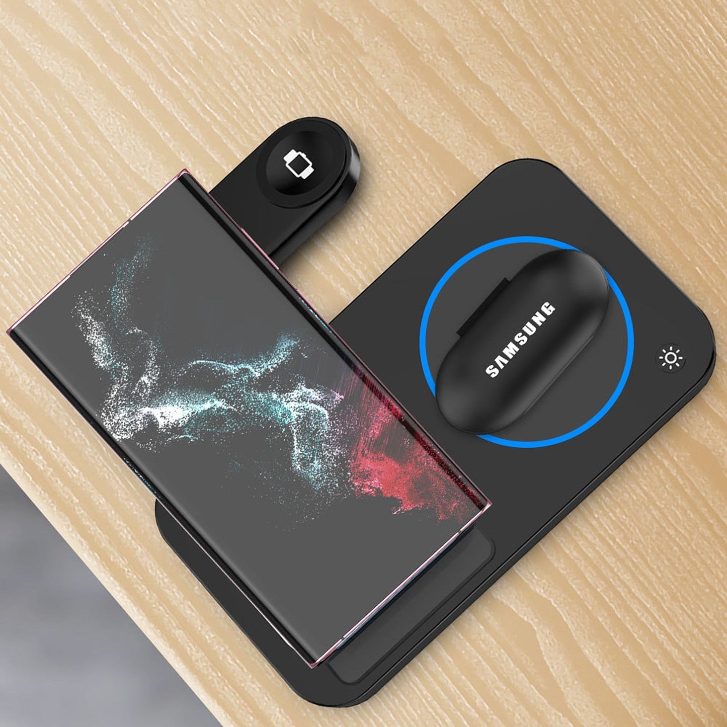 3 in 1 Fast Wireless Charger Station Dock for Apple iPhone 14 Pro 13 12 Watch