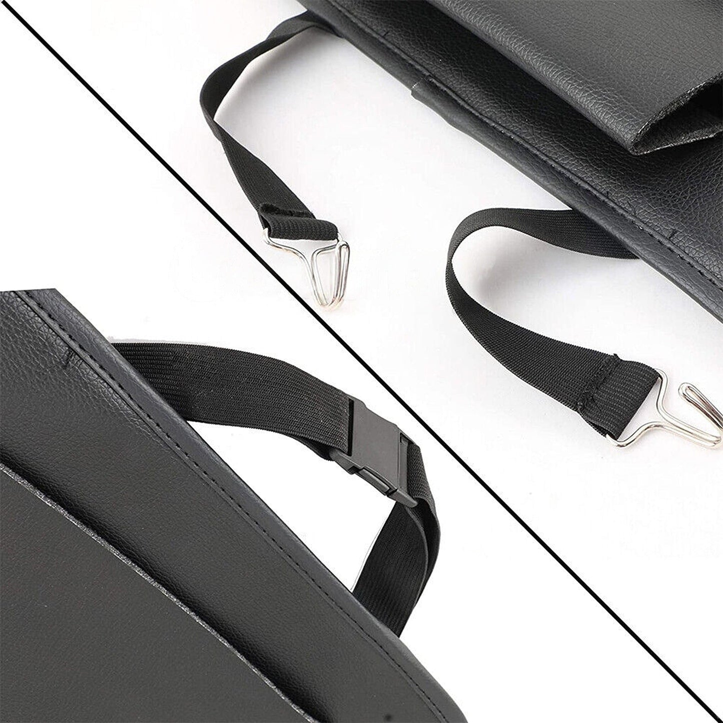 2pcs Car Back Seat iPad Holder Travel Storage Organizer with Pockets