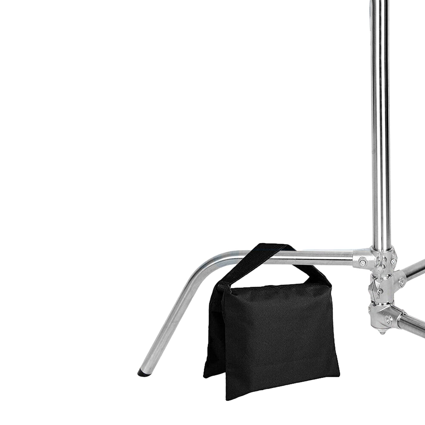 C-Stand with Boom Arm and Sandbag for Photo Studio Heavy-Duty Stainless Steel