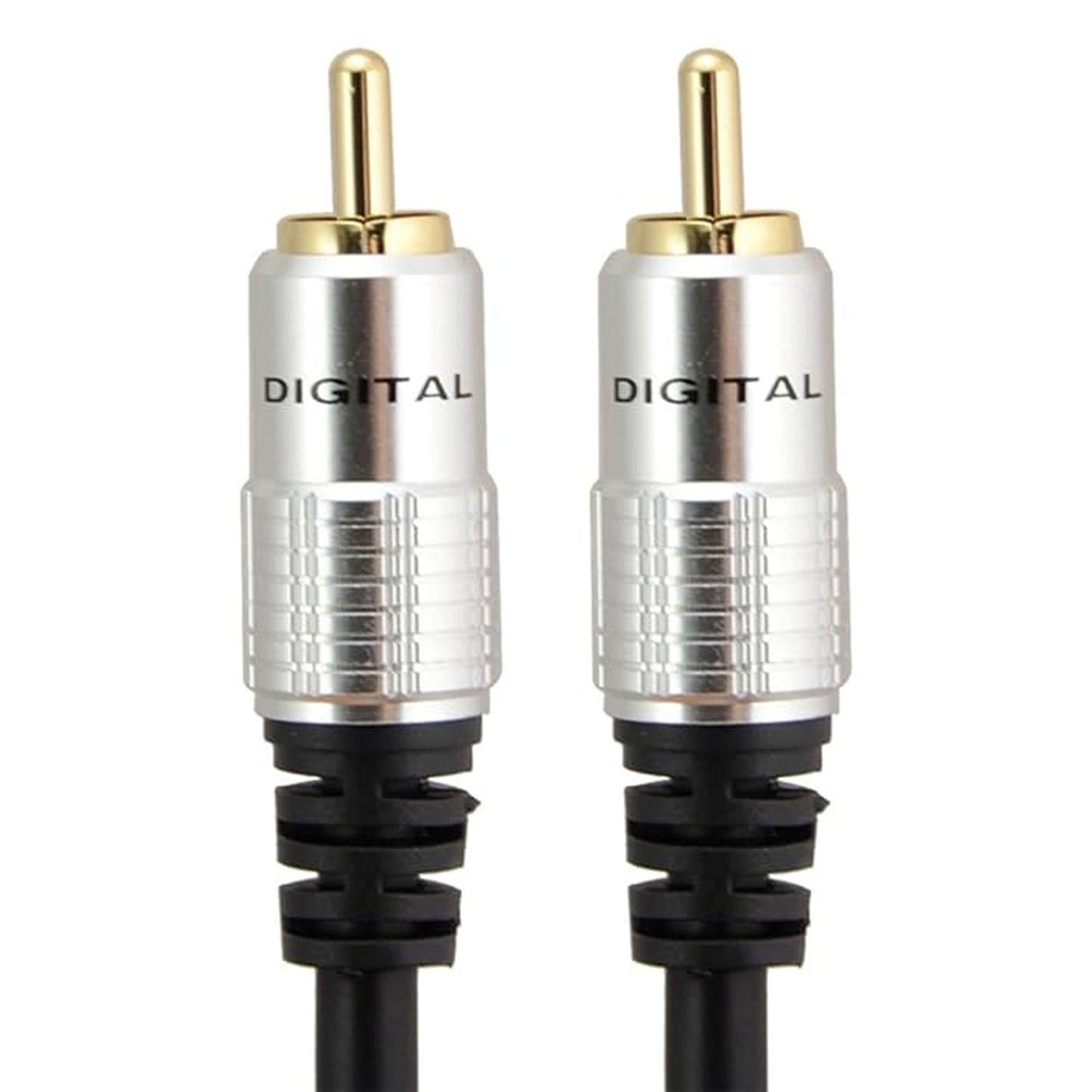 Gold Plated Single RCA Audio Cable for Subwoofer and Digital Coaxial Use