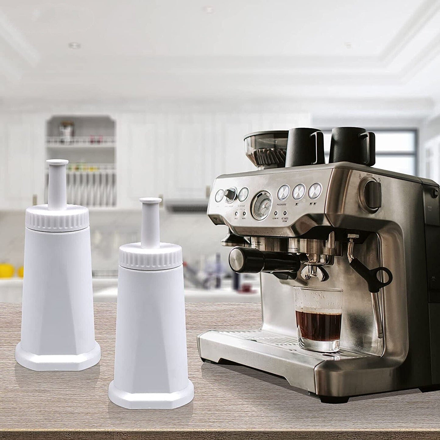 4-Pack Water Filter Cartridge Compatible with Breville Coffee Machines