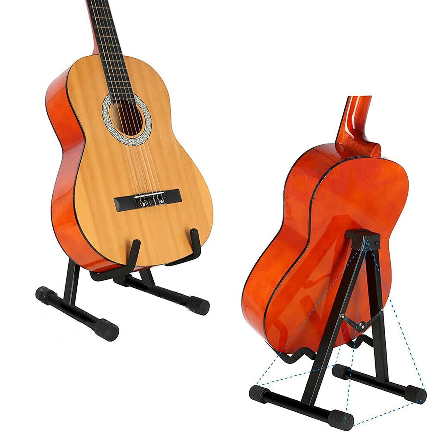 Guitar Stand Foldable Tripod Bass Electric Acoustic Holder