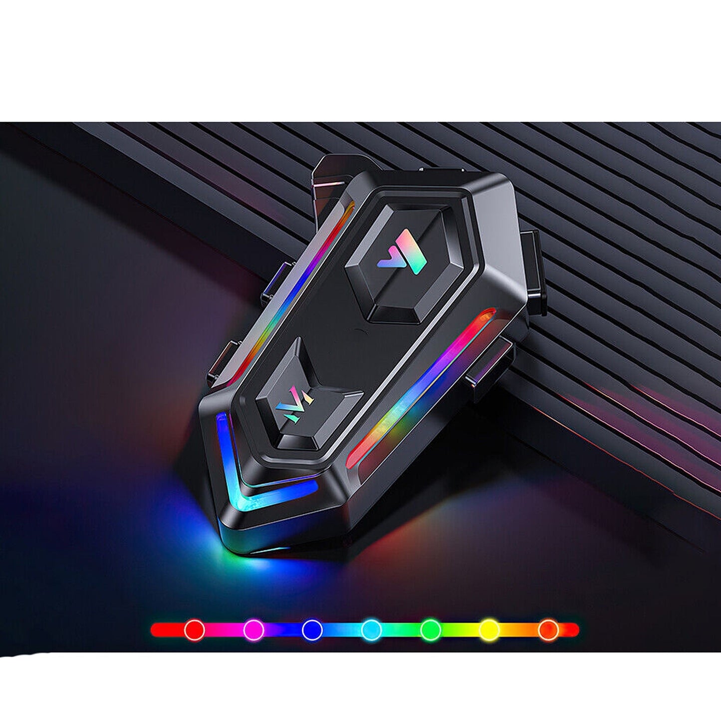 Wireless Bluetooth Motorcycle Helmet Headset Hands-Free Headphone Speaker