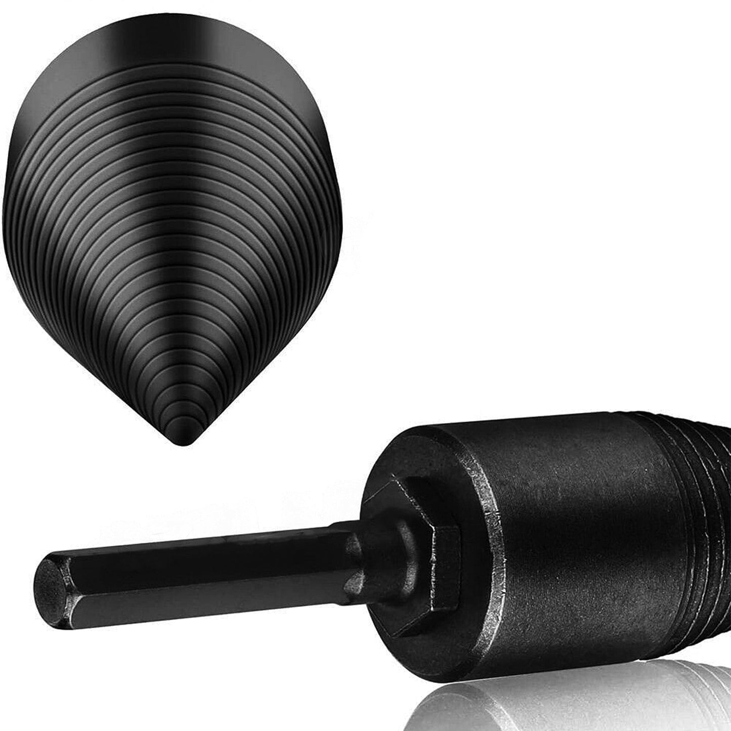 5pcs Wood Splitting Firewood Drill Bit High Speed Twist Splitter Cone