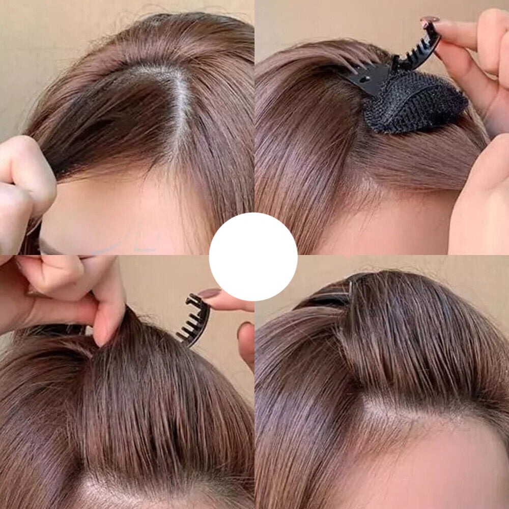 2pcs DIY Invisible Hair Volume Increase Fluffy Puff Sponge Pad Girls