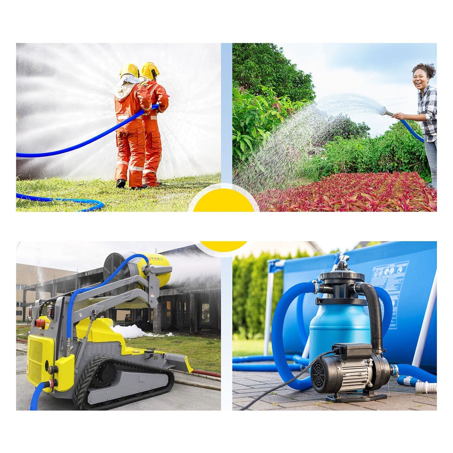 Discharge Hose PVC Layflat Water Pump Transfer Pipe
