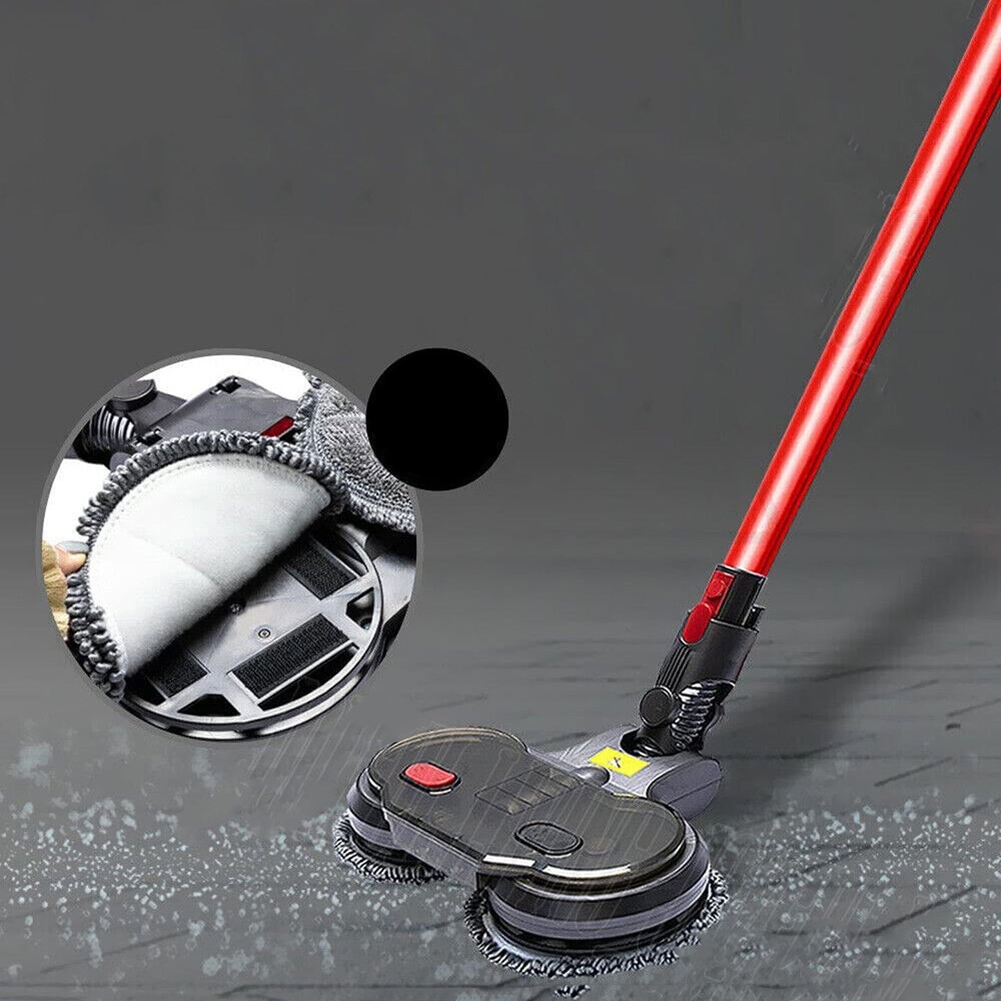 Cordless Motorised Mop Attachment for Dyson Vacuum Cleaners V7 V8 V10 V11 Wet Dry